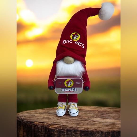 Buc-ee’s Red Gnome with Cinnamon Mints - Picture 1 of 2